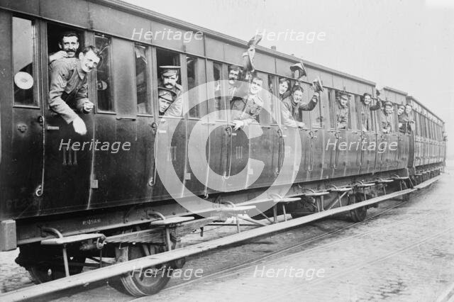 British troops in France, between c1914 and c1915. Creator: Bain News Service.
