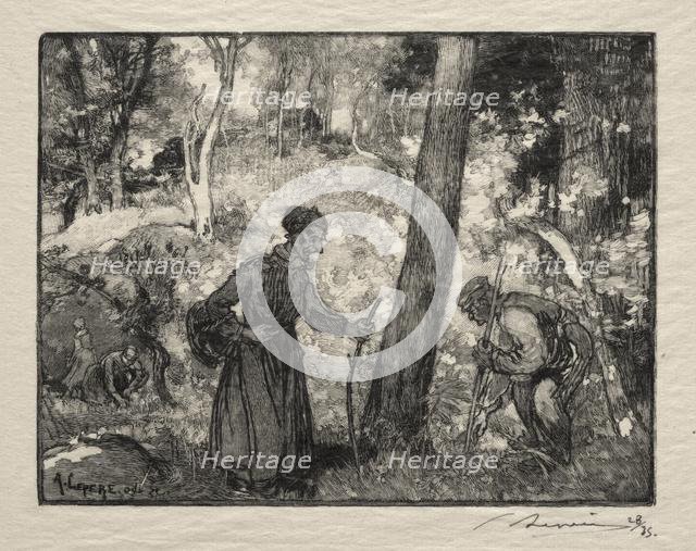 Au Rocher Bernard. Creator: Auguste Louis Lepère (French, 1849-1918).