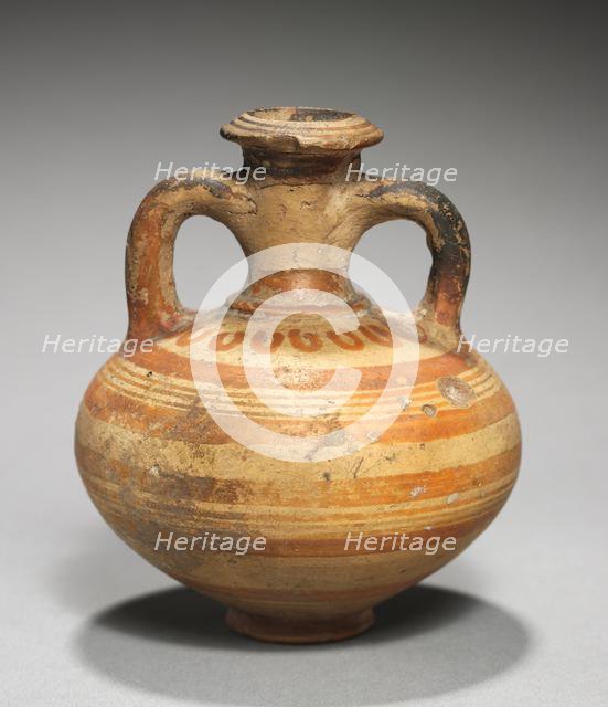 Flask, c. 1350-1300 BC. Creator: Unknown.