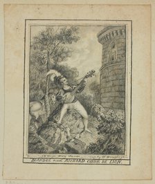 Blondel and Richard Coeur de Lion, 1826. Creator: Mary Trevor.