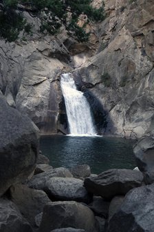 Roaring River Falls, Kings Canyon, California, USA, 2022. Creator: Ethel Davies.