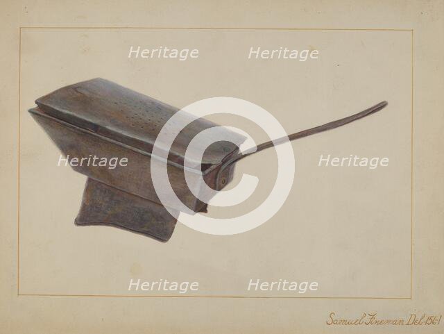 Coal Carrier, c. 1937. Creator: Samuel Fineman.