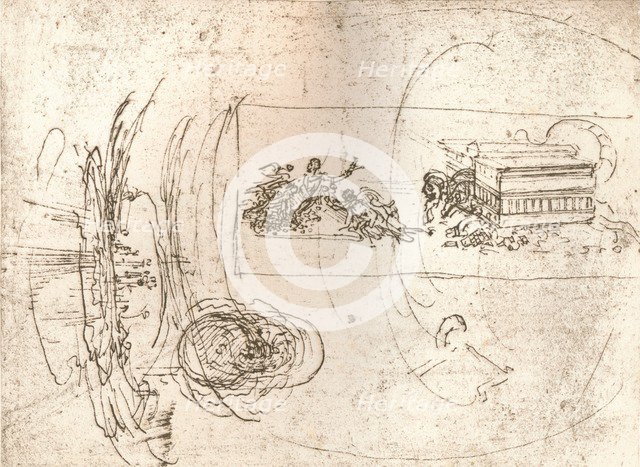 Studies for allegorical compositions, c1472-c1519 (1883). Artist: Leonardo da Vinci.