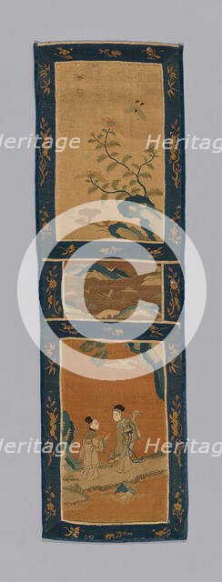 Panel (For a Screen), China, Qing dynasty (1644-1911), 1875/1900. Creator: Unknown.