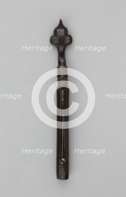 Wheellock Spanner with Powder Measure and Screwdriver, Germany, 17th century. Creator: Unknown.