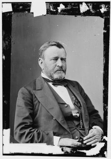 President Ulysses S. Grant, between 1870 and 1880. Creator: Unknown.
