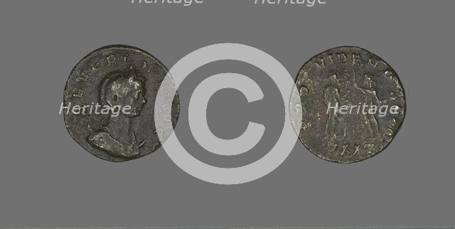 Coin Portraying Empress Severina, 270-275. Creator: Unknown.