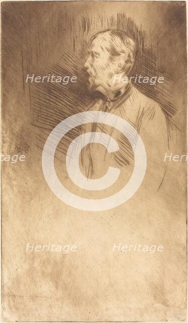 Lord Wolseley, c. 1877. Creator: James Abbott McNeill Whistler.