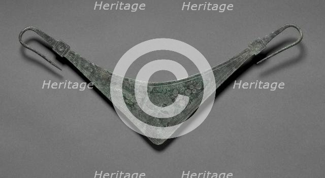 Woman's Belt Hanger (Zone), c. 725-675 BC. Creator: Unknown.