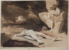 Thetis Mourning the Body of Achilles, 1780. Creator: Henry Fuseli.
