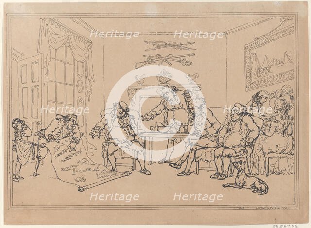 Army, November 5, 1787., November 5, 1787. Creator: Thomas Rowlandson.