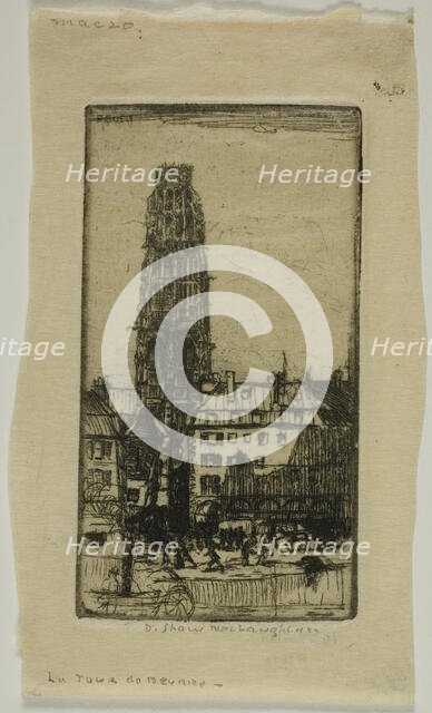 Tour de Beurre, Rouen, 1899. Creator: Donald Shaw MacLaughlan.