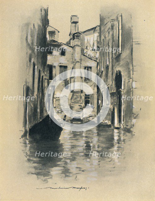 'Street in Venice', 1903. Artist: Mortimer L Menpes.
