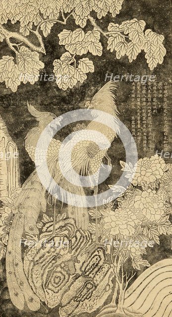 Phoenix couple, End of 19th century. Creator: Chinese Master.