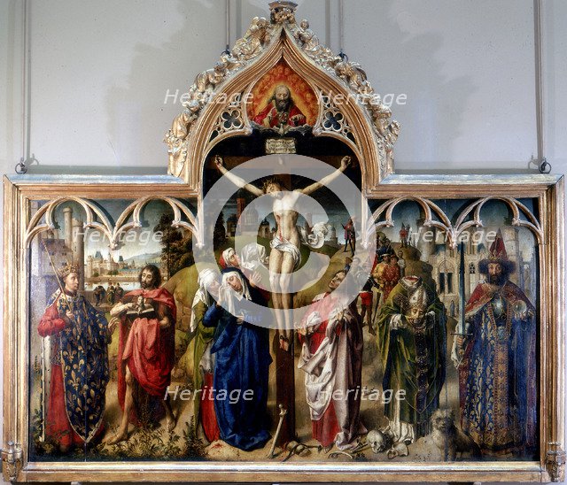 Paris altarpiece, 15th century.  Artist: Anon
