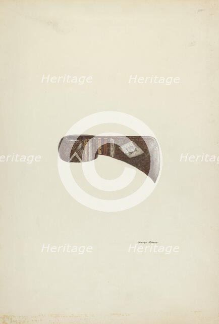 Tomahawk, c. 1939. Creator: George E. Rhone.