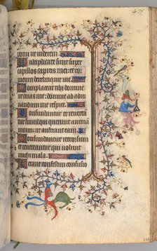 Hours of Charles the Noble, King of Navarre (1361-1425): fol. 232r, Text, c. 1405. Creator: Master of the Brussels Initials and Associates (French).