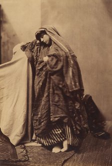 Orientalist Study of a Woman, 1858. Creator: Roger Fenton.