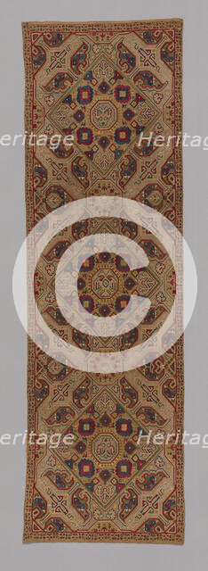 Panel (Bolster Cover), Greece, 1700/1900. Creator: Unknown.
