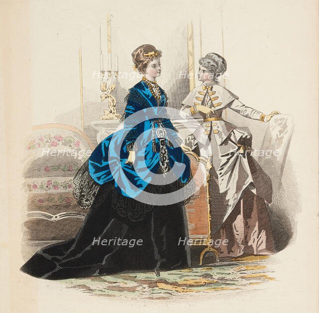 Bow-Bells, Paris Fashions, 1869. Creator: Unknown.