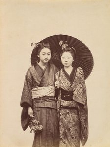 Geisha Girls, ca. 1880. Creator: Unknown.
