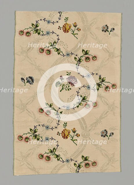 Panel, Spitalfields, c. 1745. Creator: Unknown.