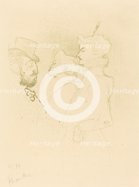 Why Not?...Once Is Not a Habit (Pourquoi pas?...Une fois n'est pas coutume), 1893. Creator: Henri de Toulouse-Lautrec.