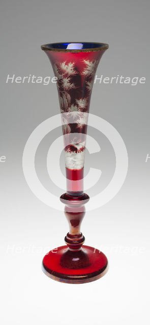 Vase, England, c. 1850/60. Creator: Unknown.