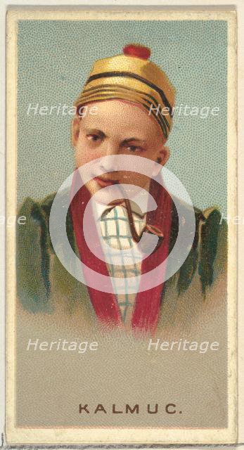 Kalmuc, from World's Smokers series (N33) for Allen & Ginter Cigarettes, 1888. Creator: Allen & Ginter.