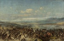 The Battle of Segesvar on 31 July 1849, Mid of the 19th cen..