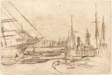 A Sketch from Billingsgate, 1878. Creator: James Abbott McNeill Whistler.