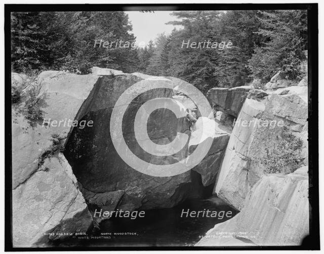 Agassiz Basin from North Woodstock, White Mountains, c1900. Creator: Unknown.