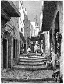 Old town, Algiers, c1890. Artist: Armand Kohl