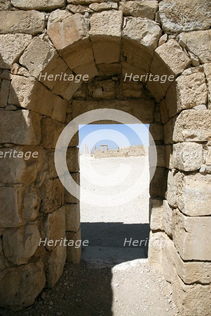 The inner fortress of Avdat, Israel. Artist: Samuel Magal
