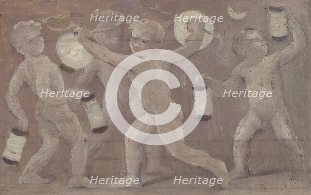 Esquisse pour la salle des fêtes de l'Hôtel de Ville : Lumières, between 1889 and 1895. Creator: Albert Aublet.