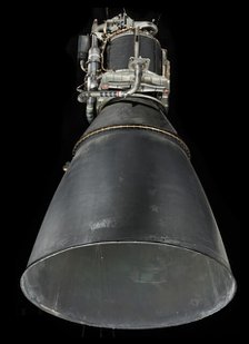 Rocket Engine, Liquid Fuel, Apollo Lunar Module Descent Engine, 1966. Creator: Space Technology Laboratories.
