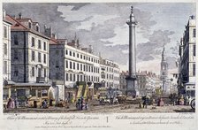 Monument, London, 1794. Artist: George Bickham