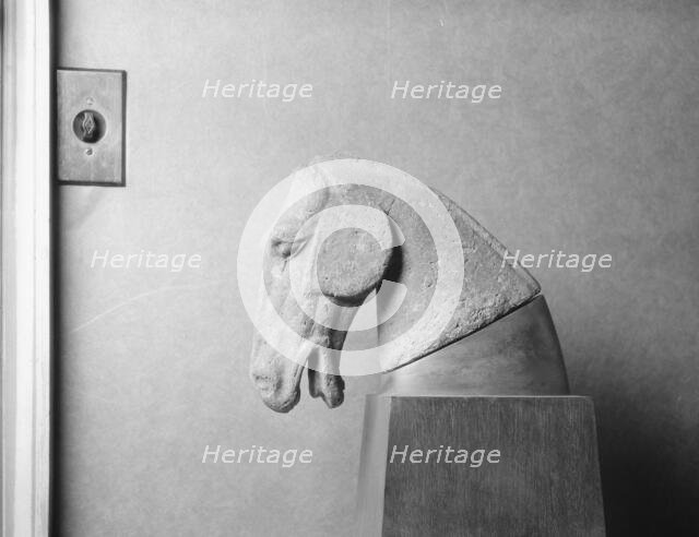 Sculpture belonging to Albert Rothbart, between 1925 and 1935. Creator: Arnold Genthe.