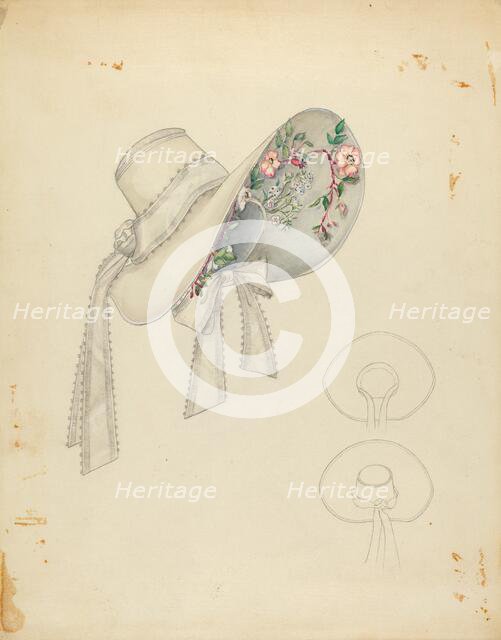 Wedding Bonnet, c. 1936. Creator: Nancy Crimi.
