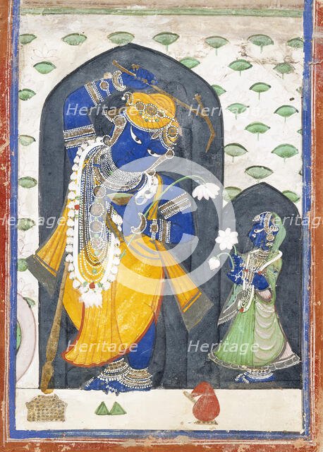 Balarama with Consort, Late 19th century. Creator: Unknown.