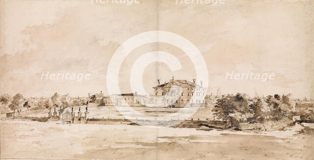 The Villa Loredan, near Treviso, ca. 1778. Creator: Francesco Guardi.