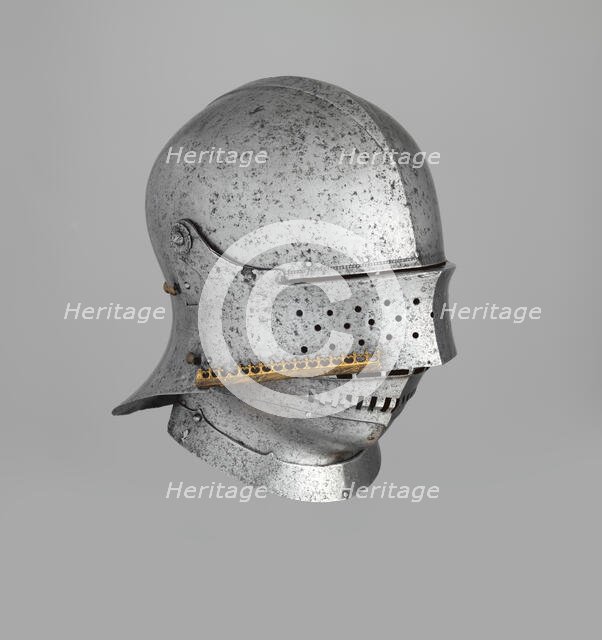 Sallet of Emperor Maximilian I (1459-1519), German, Augsburg, ca. 1490-95. Creator: Lorenz Helmschmid.