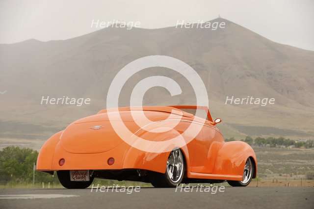 Ford Custom Orange Crush 1939. Artist: Simon Clay.