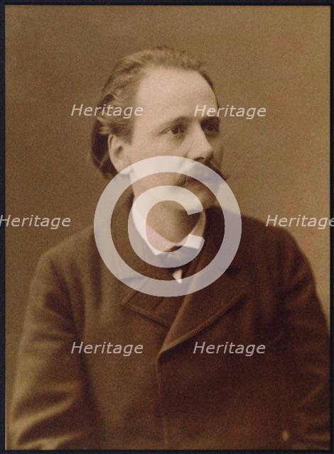 Portrait of the Composer Jules Massenet (1842-1912), 1890s. Creator: Anonymous.