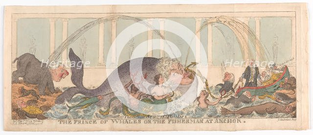 The Prince of Whales or the Fisherman at Anchor, May 1, 1812. Creator: George Cruikshank.