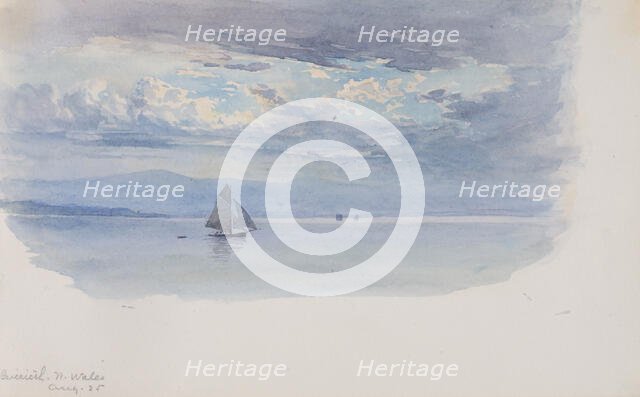 Criccieth, N. Wales, ca. 1899. Creator: George Elbert Burr.