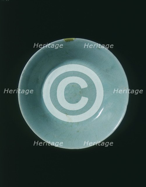 Celadon dish, Korea, c1150-1250. Artist: Unknown