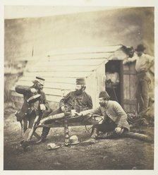 Hardships in the Camp, 1855. Creator: Roger Fenton.