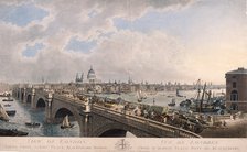 City of London from the South, 1802. Artist: Joseph Constantine Stadler