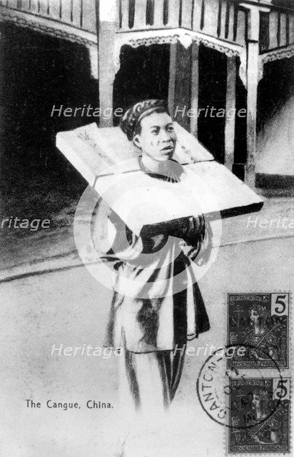 The cangue, China, 1907. Artist: Unknown